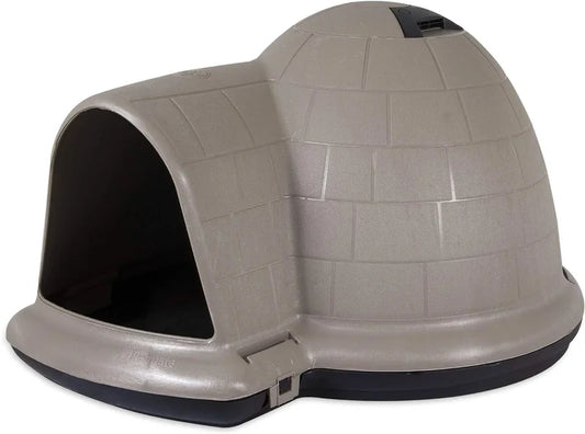 Petmate Indigo Dog House, Igloo Dog House, Made In USA With 90% Recycled Materials