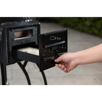 Kamado Pro 22 In. Ceramic Charcoal Grill With Grill Cover