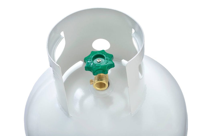 100 Lb Steel Propane Cylinder With OPD Valve, DOT Approved, Rust-Resistant, For Grills And Heaters