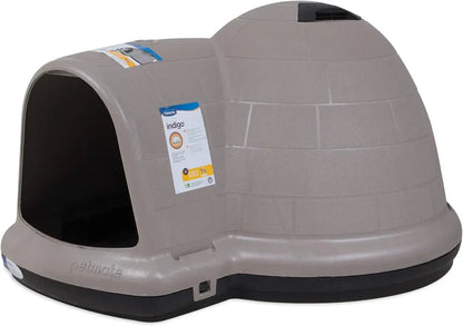 Petmate Indigo Dog House, Igloo Dog House, Made In USA With 90% Recycled Materials