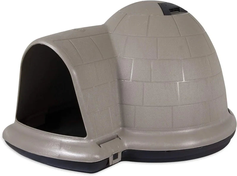 Petmate Indigo Dog House, Igloo Dog House, Made In USA With 90% Recycled Materials