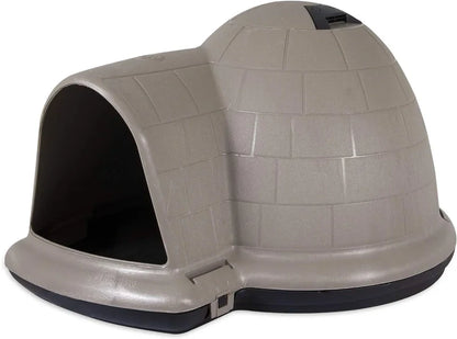 Petmate Indigo Dog House, Igloo Dog House, Made In USA With 90% Recycled Materials
